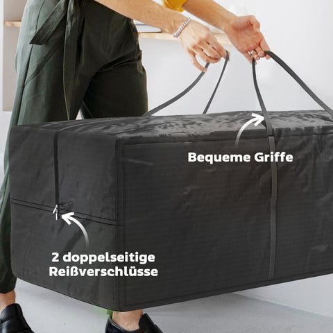Rootz 840L Storage Bag - Moving Bag - Carry Bag - Waterproof & UV Resistant - 175cm x 80cm x 60cm