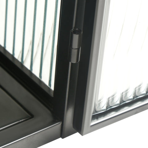 Rootz Modern Wall Cabinet - Storage Cupboard - Display Shelf - Stylish Tempered Glass - 70cm x 23cm x 60cm