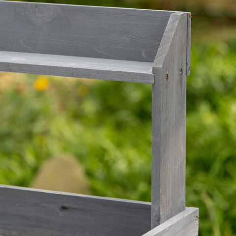 Rootz Wooden Plant Table - Garden Table - Planting Bench - Ample Storage - 115L x 45W x 121H cm