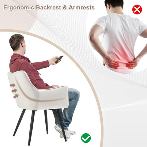 Rootz Velvet Dining Chair - Elegant Chair - Comfortable Seating - Luxurious Velvet, Ergonomic Design, Sturdy Metal Frame - 57cm x 80cm x 57cm