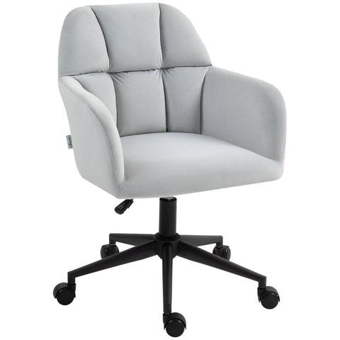 Rootz Office Chair - Swivel Desk Chair - Ergonomic Seating - Plush Padding - 58cm x 58.5cm x 78-86cm