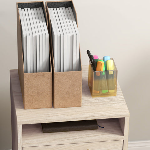 Rootz Rolling Drawer Cabinet - File Storage - Office Organizer - Ample Storage Space - 40 x 35 x 60 cm