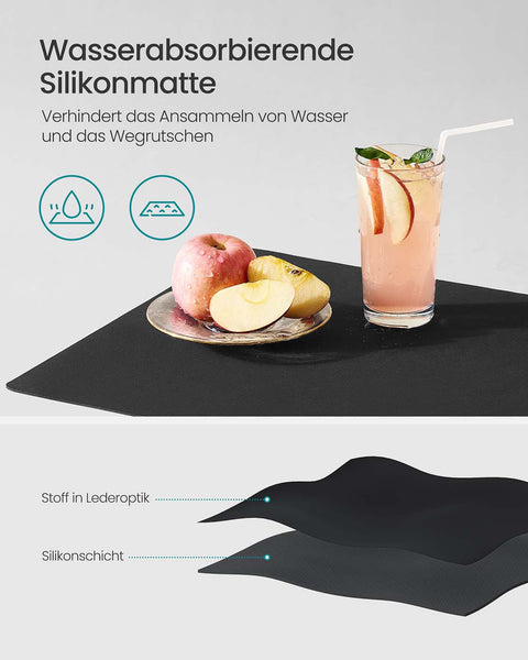 Rootz Drip Frame - Black Drying Stand - Portable Clothes Hanger - Durable Steel - 31-56cm x 42cm x 20cm