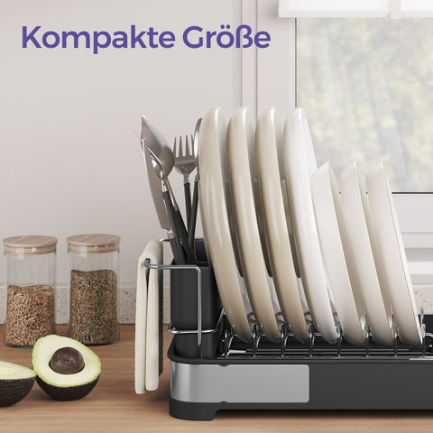 Rootz Drip Frame Small - Dishes Tap Frame for Sink - Drip Stand - Stainless Steel - 20.6cm x 44.5cm x 13.1cm