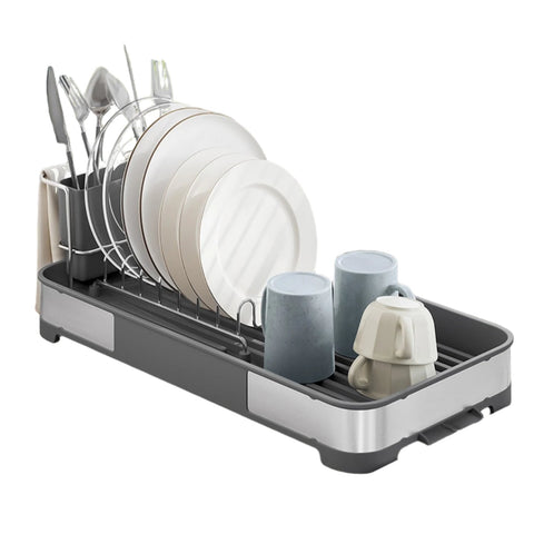 Rootz Drip Frame Small - Dishes Tap Frame - Drip Stand - Stainless Steel Durability - 20.6cm x 44.5cm x 13.1cm