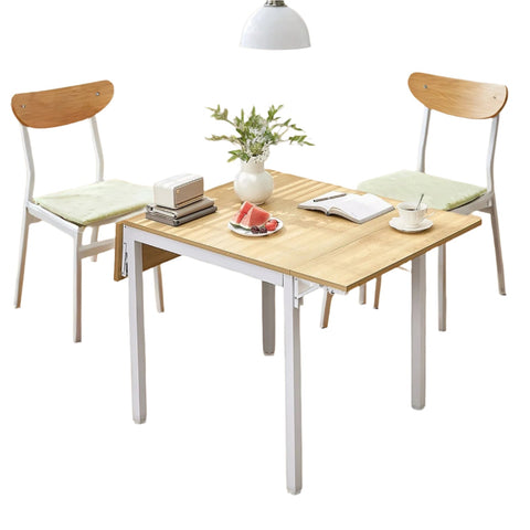 Rootz Foldable Dining Table - Kitchen Table - Space-Saving Table - Ideal for Small Rooms - 78cm x 120cm x 76.2cm