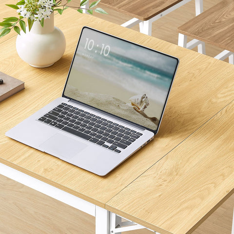 Rootz Foldable Dining Table - Kitchen Table - Space-Saving Table - Ideal for Small Rooms - 78cm x 120cm x 76.2cm