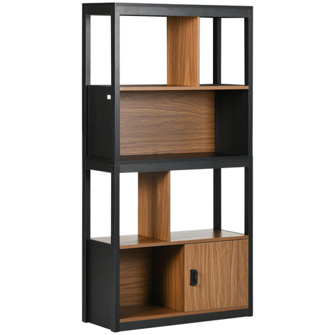 Rootz Bookcase Shelf Storage Rack - Modern Book Shelf - Storage Unit - Versatile Storage - 76.5cm x 30cm x 150cm