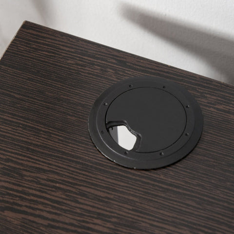 Rootz Corner Desk with 2 Shelves - Home Office Desk - Space-Saving Desk - Generous Storage - Cable Management - 136cm x 130cm x 72cm - Chipboard Construction