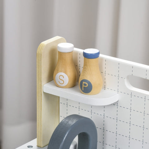 Rootz Children's Kitchen Set - Toy Kitchen Set - Play Kitchen - Encourages Imagination - Gift Box - Child-Friendly Materials - 36cm x 21.5cm x 25cm