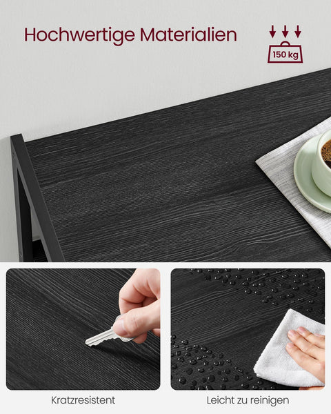 Rootz Kitchen Shelf - Metal Storage Rack - Organizer - Sturdy Steel - 35cm x 80cm x 95cm