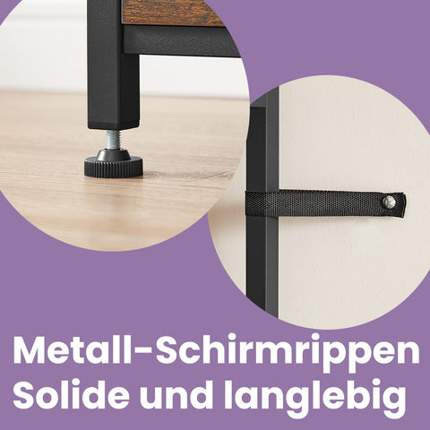 Rootz Kitchen Shelf - Standing Shelf - Microwave Shelf - Space-Saving Storage - 80 x 40 x 167 cm