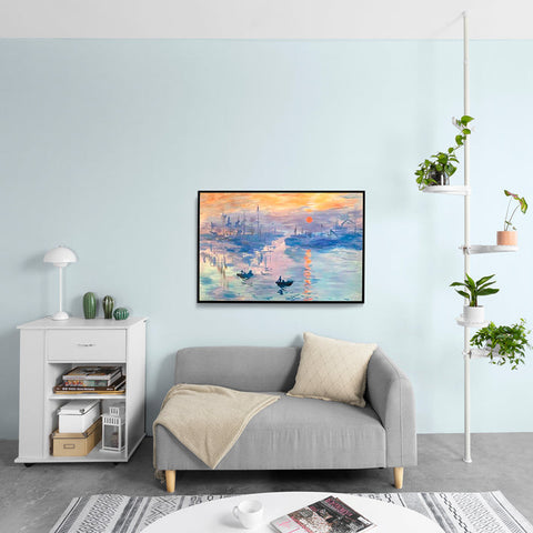 Rootz Adjustable Telescopic Flower Staircase - Plant Shelf - Flower Stand - Space-Saving Design - 360-Degree Adjustable Shelves - Easy Assembly - 259cm-314cm Height