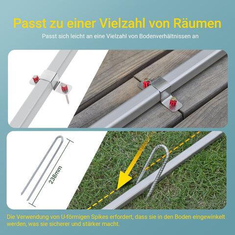 Rootz Weatherproof Bicycle Garage - Outdoor Carport - Durable Bike Shelter - Protects Against Rain and UV - 120cm x 163cm x 176cm