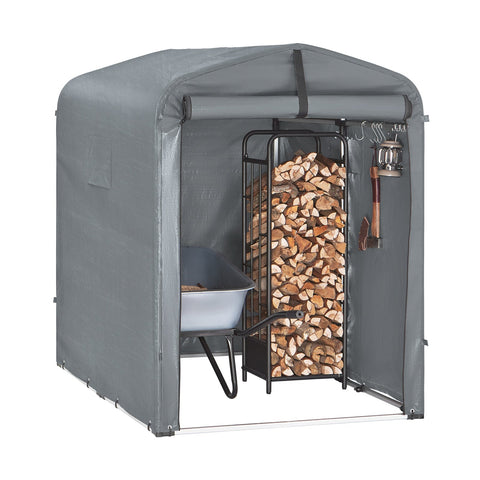 Rootz Bicycle Garage - Outdoor Storage - Weatherproof Shelter - Protects Against Rain & UV - 120x163x176cm