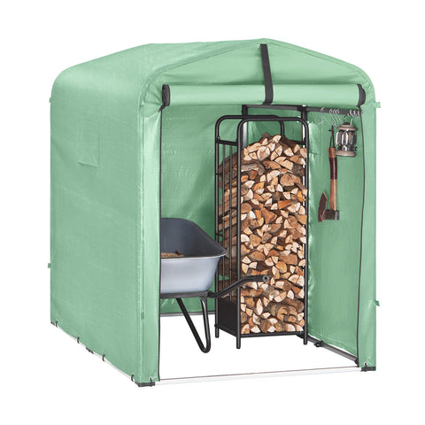 Rootz Bicycle Garage - Outdoor Storage - Weatherproof Shelter - Protects from UV & Rain - 120x163x176cm