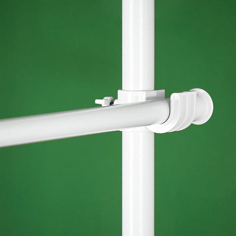 Rootz Adjustable Room Divider Curtain - Space Separator - Privacy Divider - Skin-Friendly Polyester - 162-266cm x 199-262cm