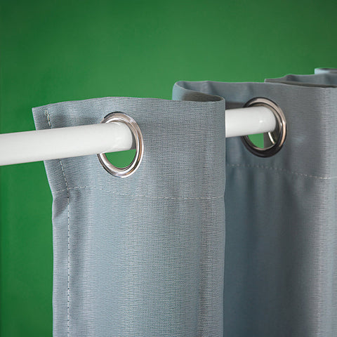 Rootz Adjustable Room Divider Curtain - Space Separator - Privacy Divider - Skin-Friendly Polyester - 162-266cm x 199-262cm