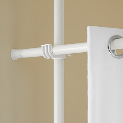 Rootz Room Divider Curtain - Privacy Screen - Space Separator - Skin-Friendly Polyester - Adjustable B162-266 x H199-262cm