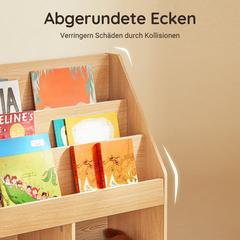 Rootz Kids Storage Shelf - Organizer - Toy Rack - Encourages Independent Cleaning - 73cm x 80cm x 30cm