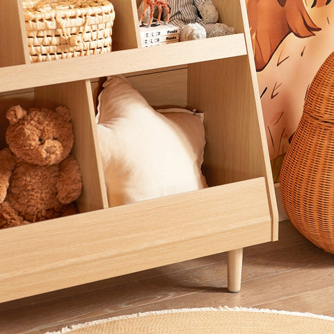 Rootz Kids Bookshelf - Child Book Storage - Toy Organizer - Safe Rounded Corners - 86x78x36cm