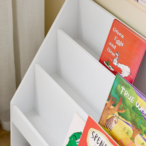 Rootz Children's Bookshelf - Kids Bookcase - Toy Storage Shelving - Safe & Eco-Friendly - 100x80x30 cm