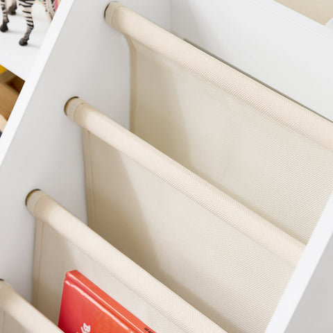 Rootz Montessori Bookshelf - Children's Room Shelf - Storage Organizer - Child-Proof MDF & PB - 80x80x40 cm