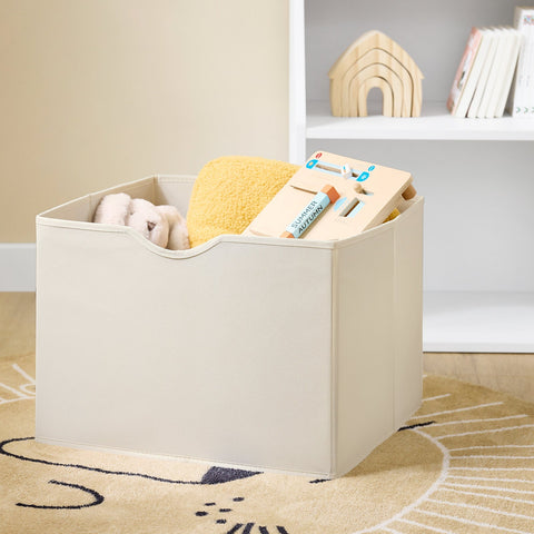 Rootz Montessori Bookshelf - Children's Room Shelf - Storage Organizer - Child-Proof MDF & PB - 80x80x40 cm