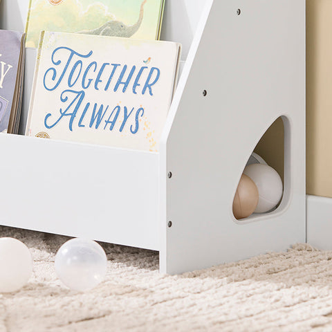 Rootz Toy Shelf - Kids Bookshelf - Children's Storage Unit - Safety Design - 70cm x 30cm x 60cm