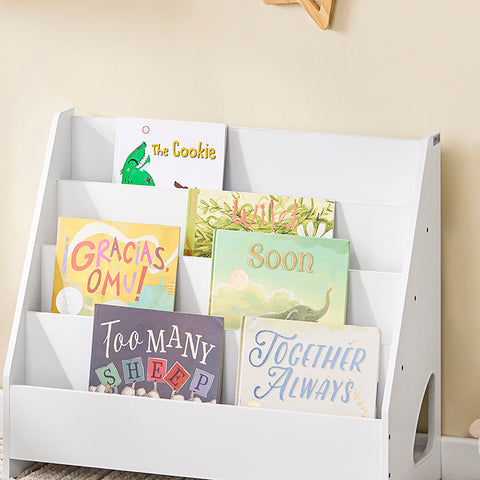 Rootz Toy Shelf - Kids Bookshelf - Children's Storage Unit - Safety Design - 70cm x 30cm x 60cm