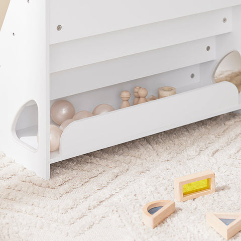 Rootz Toy Shelf - Kids Bookshelf - Children's Storage Unit - Safety Design - 70cm x 30cm x 60cm