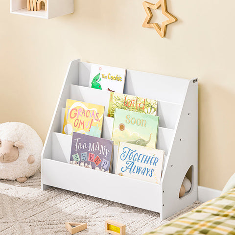 Rootz Toy Shelf - Kids Bookshelf - Children's Storage Unit - Safety Design - 70cm x 30cm x 60cm
