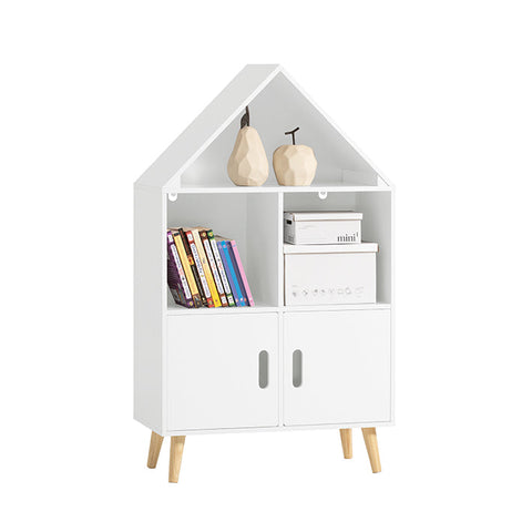 Rootz Children's Bookshelf - Toy Shelf - Storage Rack - MDF & Pine Construction - Safety Features - Anti-Tip Devices - 60cm x 103cm x 30cm