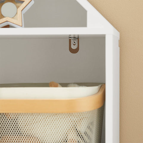 Rootz Children's Bookshelf - Toy Shelf - Storage Rack - MDF & Pine Construction - Safety Features - Anti-Tip Devices - 60cm x 103cm x 30cm