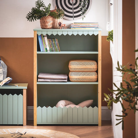 Rootz Children's Bookcase - Kids' Shelf - Wooden Organizer - Sturdy Design - 70x100x35cm