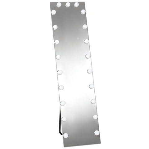 Rootz Full-Length Mirror 150x40cm - Standing Mirror - Dressing Mirror - RGB LED Lighting - Shatterproof & Modern - Touch Switch & Memory Function
