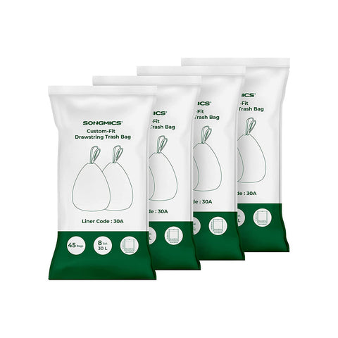 Rootz 4-pack witte plastic mousseline zakken - herbruikbare opbergzakken - milieuvriendelijke containers - 30 liter capaciteit - 74 cm x 53 cm - lichtgewicht - 8 cm x 23 cm - 3,2 kg totaalgewicht