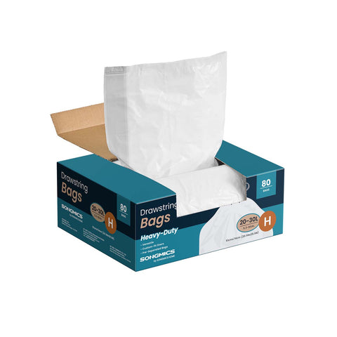 Rootz 30L Garbage Bags - Trash Bag - Rubbish Sacks - High Durability - 51cm x 74cm