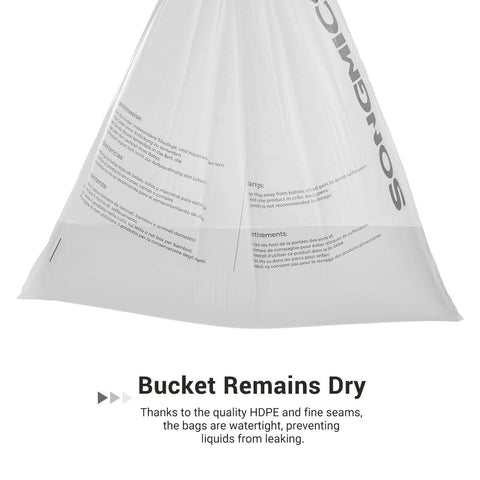 Rootz Garbage Bags 60L - Trash Bags - Waste Liners - Tear-Resistant HDPE - 52cm x 74cm