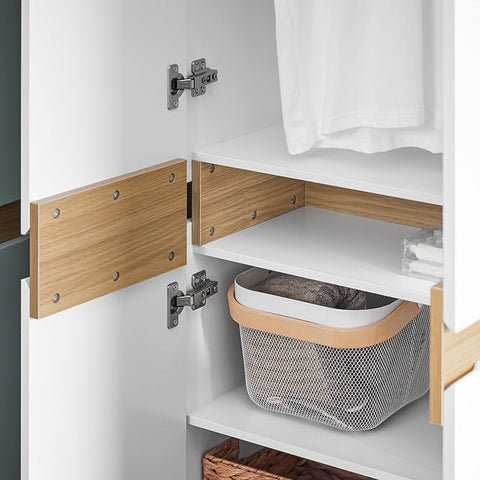 Rootz Multi-Compartment Bookshelf - Storage Shelf - Furniture Organizer - Adjustable Shelves - Anti-Tip Devices - 61cm x 192cm x 30cm