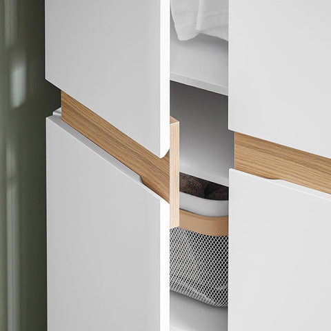 Rootz Multi-Compartment Bookshelf - Storage Shelf - Furniture Organizer - Adjustable Shelves - Anti-Tip Devices - 61cm x 192cm x 30cm