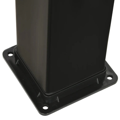 Rootz Solar Shower - 360° Rotating Shower Head - Foot Shower - Water Heating Up To 60°c - Black - 19 x 20 x 217 cm