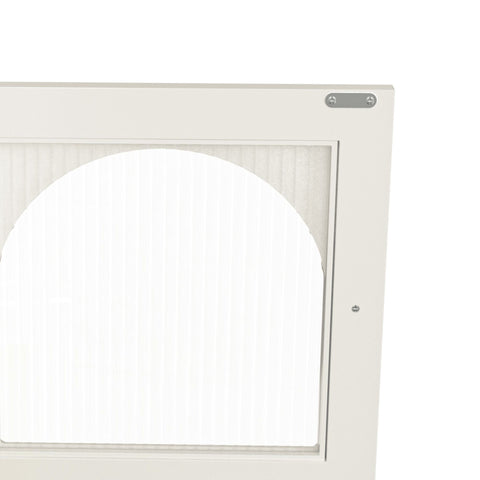 Rootz Modern Sideboard Cabinet - Dining Room Storage - Piano Key Design - Durable MDF - 120cm x 40cm x 90cm