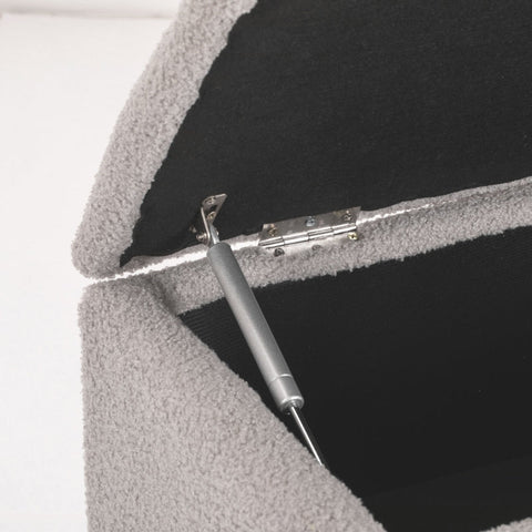 Rootz Upholstered Bench - Shoe Bench - Bed Bench - Stylish Storage Solution - 95cm x 38cm x 45cm