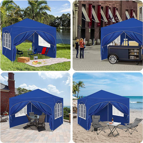 Rootz Ultimate Outdoor Gazebo - Weatherproof Pavilion - Family Tent - Strong Steel Construction - UV Protection - Easy Setup - 3x3m