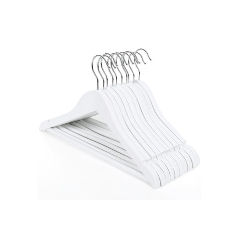 Rootz Kids Clothes Hangers - Maple Wood Hangers - Children's Wardrobe Organizers - Durable and Stylish - 35cm x 20cm x 1.2cm