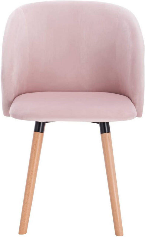 Rootz Ergonomic Dining Chair - Comfort Chair - Stylish Seating - Velvet Upholstery - Spinal Support - Durable Construction - Anti-Slip Pads - 45cm x 46cm x 84cm