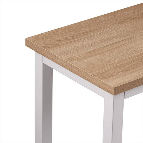 Rootz Moderne Bartafel - Pubtafel - Hoge Tafel - Stevig Ijzeren Frame - Krasbestendig - Waterafstotend - 40cm x 100cm x 100cm