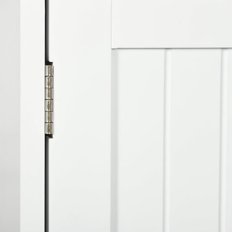 Rootz Wall Bath Cabinet - Bathroom Cabinet - White Storage Unit - Space-Saving Design - 50.8b x 17.8t x 66h cm