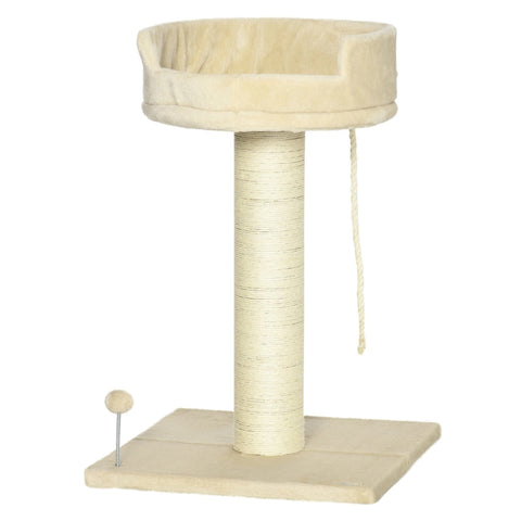 Rootz Cat Tree Play Tower - Scratching Post - Climbing Activity Center - Plush Comfort - 55cm x 55cm x 83cm